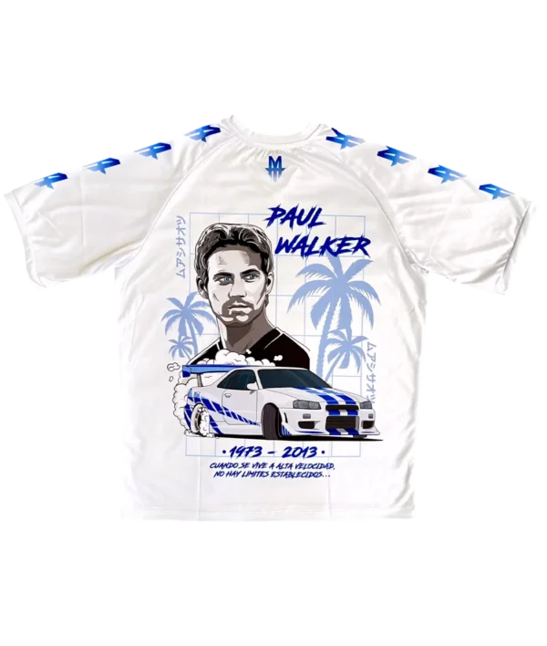 Camiseta Paul Walker GTR r34 Beach