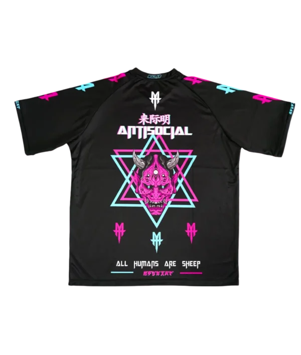 Camiseta Antisocial Demonio Japones