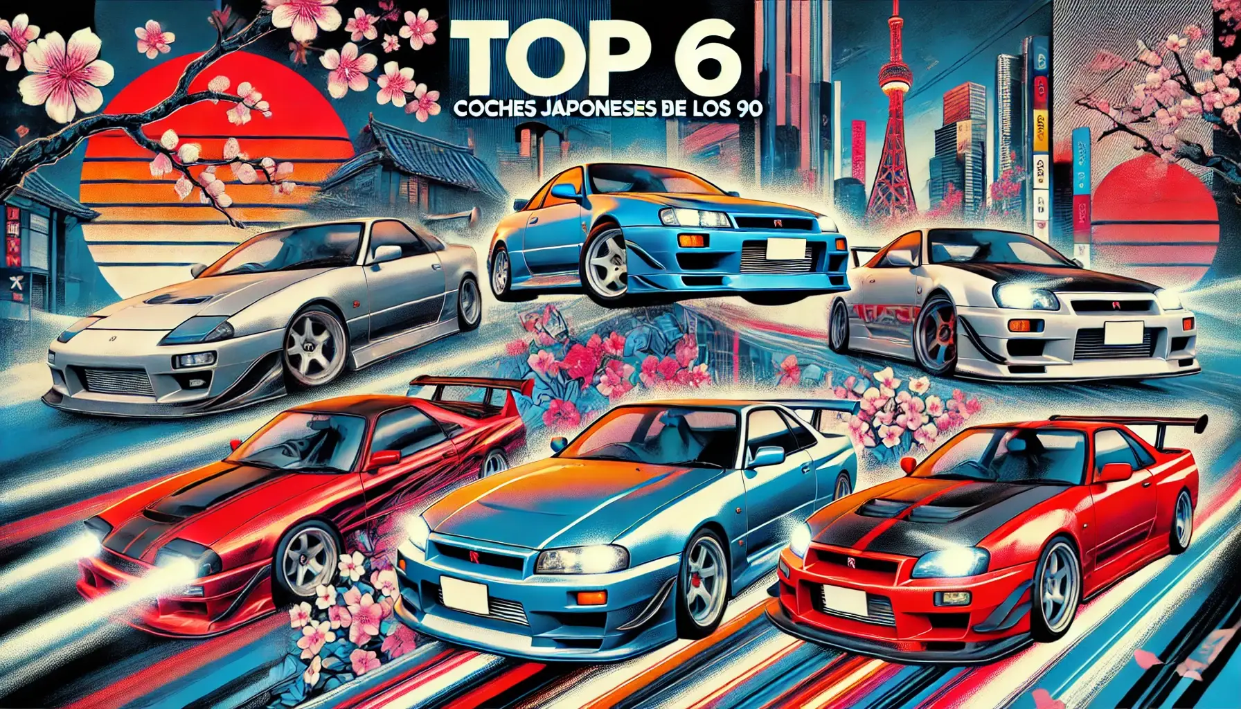 Top 6 Coches Deportivos Japoneses de Drift de los 90 Marcas y Modelos JDM