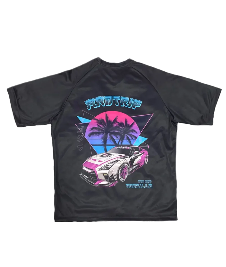 camiseta nissan gtr r35 beach