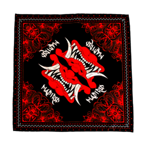 Pañuelo Bandana Mascara Demonio Roja